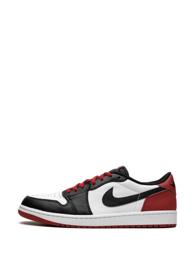 Shop Jordan Air  1 Low Og "black Toe" Sneakers In White