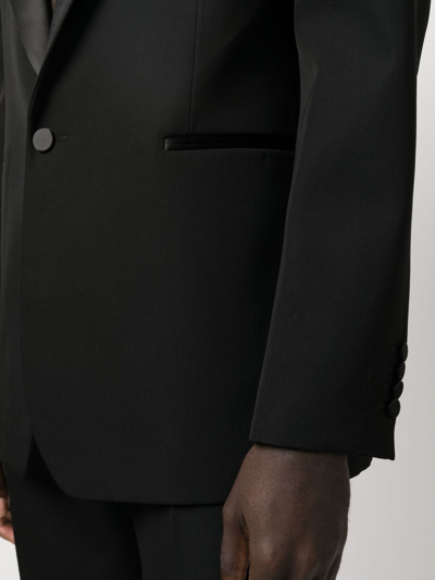 Alexander Mcqueen Single-breasted Suit Jacket In Black