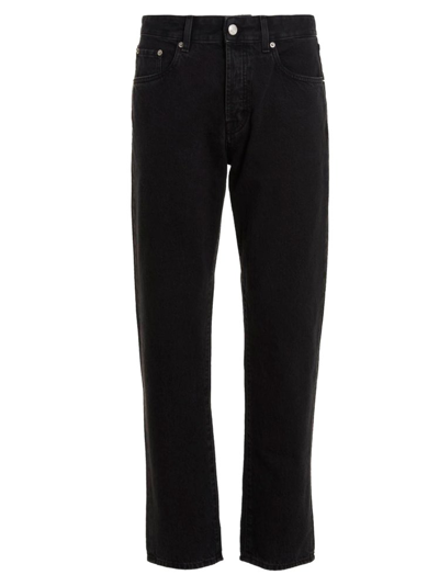 Shop Department 5 New Man Straight Leg Jeans In Black