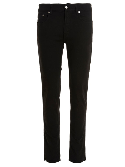 Shop Department 5 Skeith Logo Patch Jeans In Black