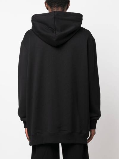 Lanvin Curblace Oversized Hoodie In Black