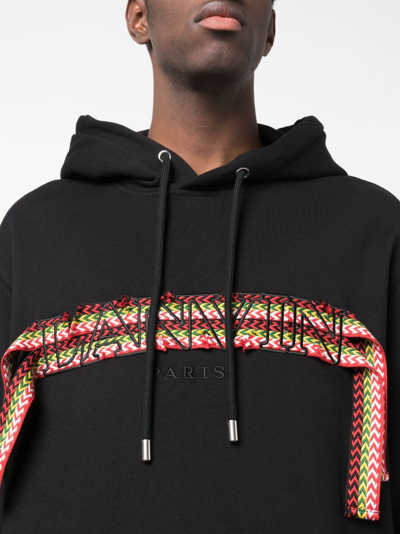 Lanvin Curblace Oversized Hoodie In Black