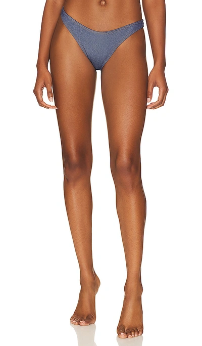 Shop Tropic Of C Ursula Bikini Bottom In Denim