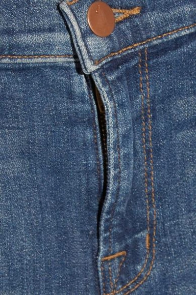 Shop J Brand Brya Distressed Mid-rise Bootcut Jeans