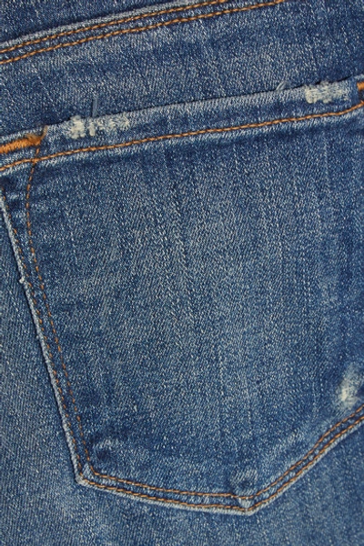 Shop J Brand Brya Distressed Mid-rise Bootcut Jeans