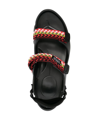 Shop Lanvin X Suicoke Curb Sandals In Black