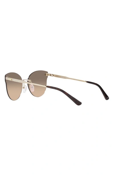 Shop Michael Kors Astoria 59mm Gradient Butterfly Sunglasses In Light Gold
