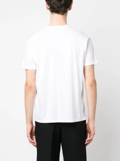 Tom Ford Placed Rib Slim-fit Lyocell And Cotton-blend T-shirt In White