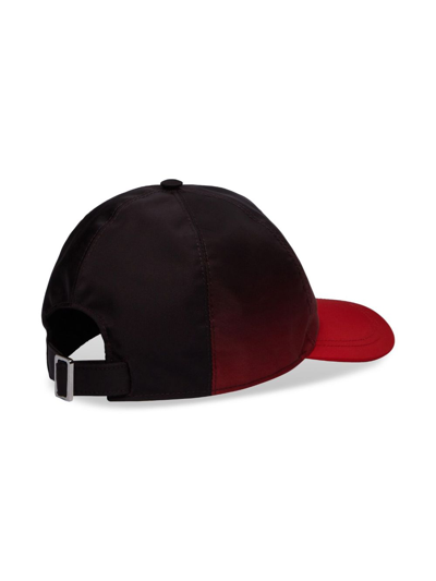 Shop Ferragamo Logo-appliqué Cotton Baseball Cap In Red