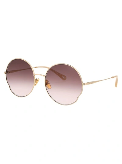 Shop Chloé Ch0095s In Gold