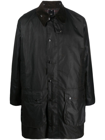 Barbour Classic Northumbria Wax Jacket In Green