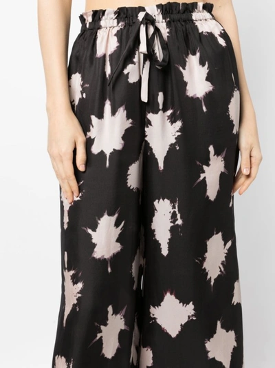 Shop Ulla Johnson Black Wide Leg Trousers