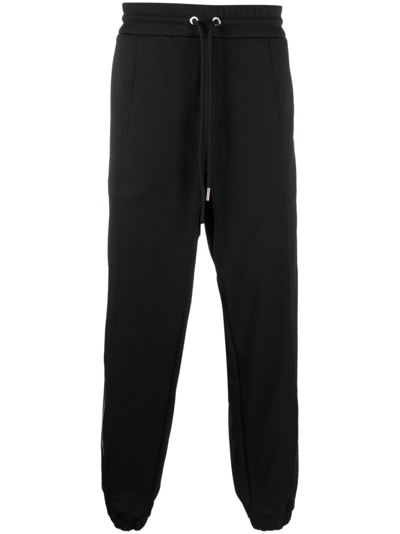 Moncler Side-stripe Track Pants In Schwarz