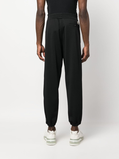 Moncler Side-stripe Track Pants In Schwarz