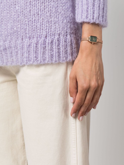 Daniel Wellington Quadro Mini 19mm In Grün