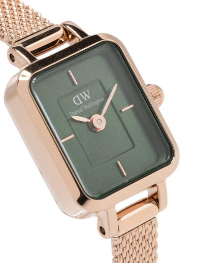 Daniel Wellington Quadro Mini 19mm In Grün