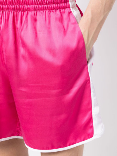 Blue Sky Inn Waiter Elasticated-waistband Shorts In Rosa