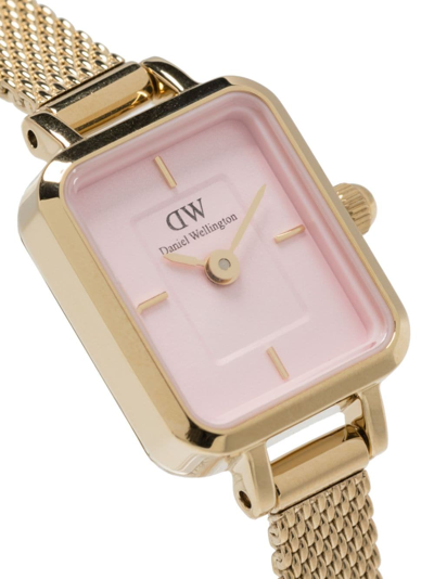 Daniel Wellington Quadro Mini 154x182 Evergold G Blush In Pink