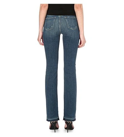 Shop J Brand Brya Straight Mid-rise Jeans In Breathless