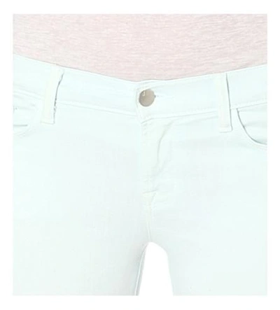 Shop J Brand Ripped Skinny Low-rise Jeans In Demented Orchid Ice