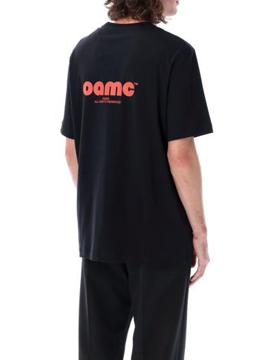 Shop Oamc Palms T-shirt In Black