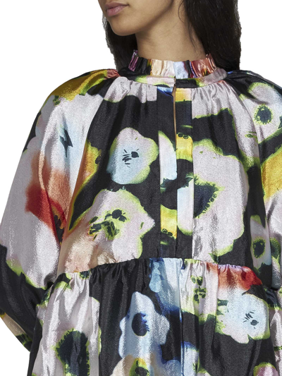 Shop Stine Goya Dress In Tie Dye Floral Night