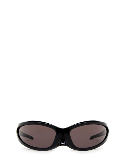Shop Balenciaga Bb0251s Black Sunglasses