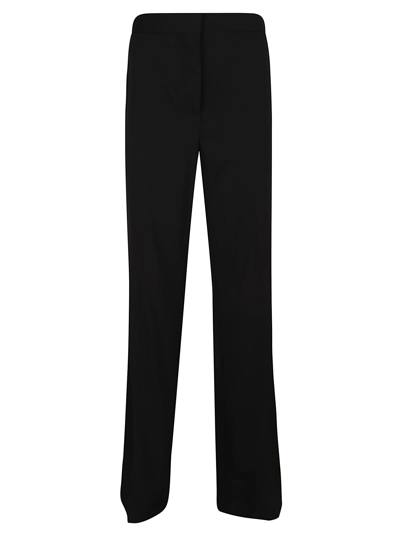 Shop Stella Mccartney Iconic Flared Trousers In Black
