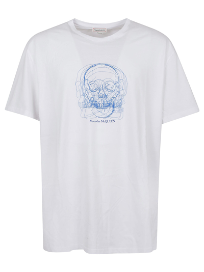 Shop Alexander Mcqueen T-shirt In White Mix