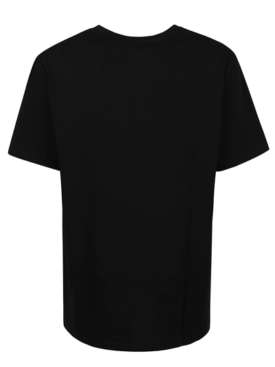 Shop Balmain 70s T-shirt - Bulky Fit In Eab Noir Blanc