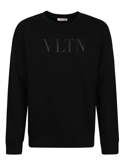 Shop Valentino Vltn Sweatshirt In Nero Nero