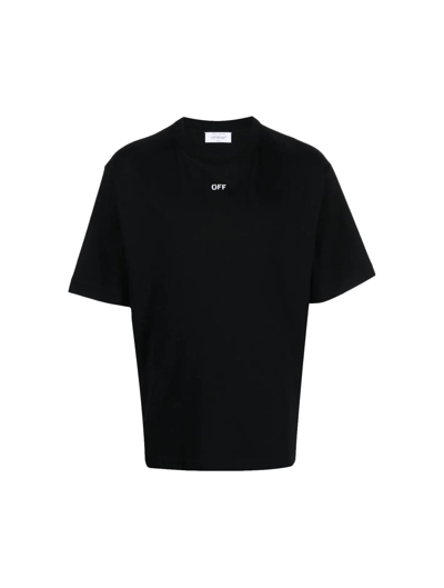Shop Off-white Off Stamp Skate S/s Tee In Black White