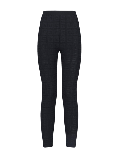 Shop Givenchy Stretch Lace Monogram Legging In Black