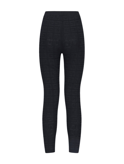 Shop Givenchy Stretch Lace Monogram Legging In Black