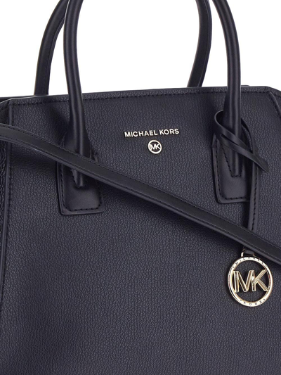 Shop Michael Kors Avril Bag In Nero