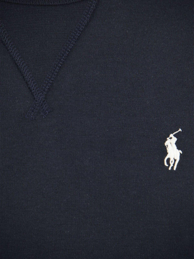 Shop Polo Ralph Lauren Pony Embroidered Sweatshirt In Blue
