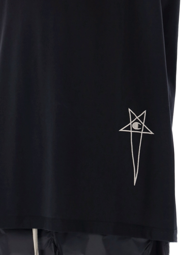 Shop Rick Owens X Champion Tarp T T-shirt In Black