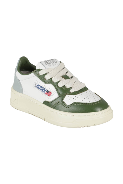 Shop Autry Medalist In Grey Military Green