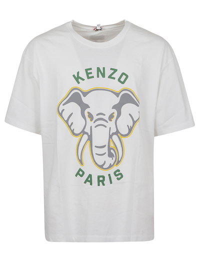 Shop Kenzo T-shirt In Blanc Casse
