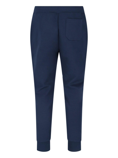 Shop Polo Ralph Lauren Logo Sporty Pants In Blue