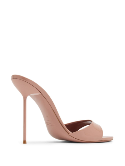 Shop Paris Texas Lidia 105mm Patent-leather Mules In Pink