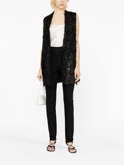 Fabiana Filippi High-waist Skinny-cut Trousers In Black