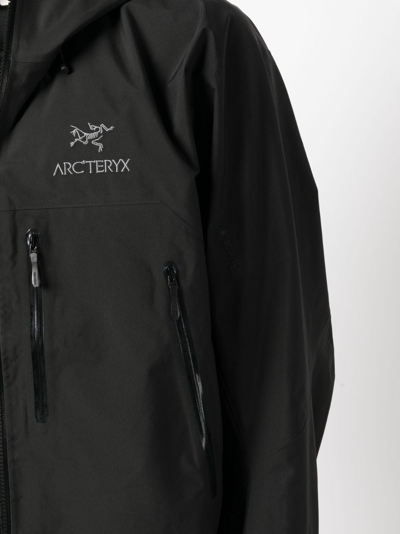 Shop Arc'teryx Beta Sv Gore-tex® Hooded Jacket In Black