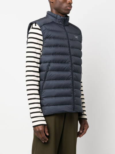 Shop Arc'teryx Cerium Padded Gilet In Black