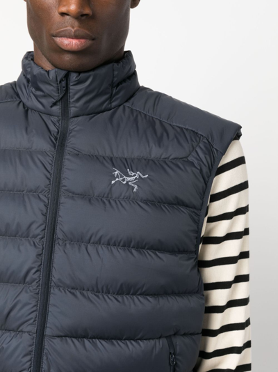 Shop Arc'teryx Cerium Padded Gilet In Black