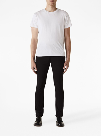 Shop Monfrere Grant Slim-cut Chino Trousers In Black