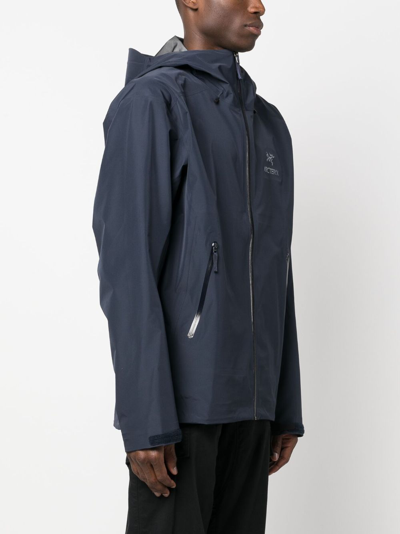Arc'teryx Black Sapphire Nylon Casual Jacket In Blue
