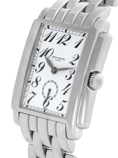 Pre-owned Patek Philippe  Gondolo 30mm In White