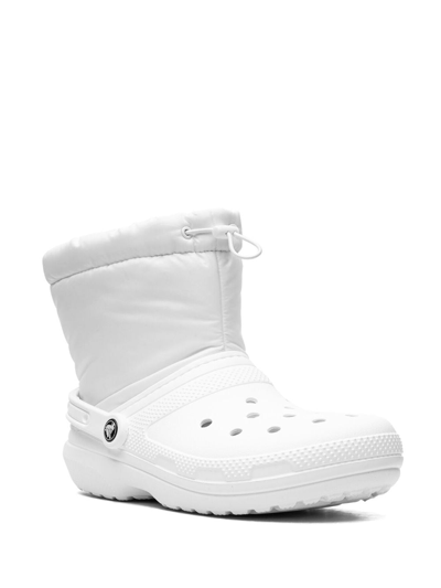 Salehe Bembury X Crocs "neo Puff" Lined Clogs Boots In White