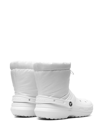 Salehe Bembury X Crocs "neo Puff" Lined Clogs Boots In White